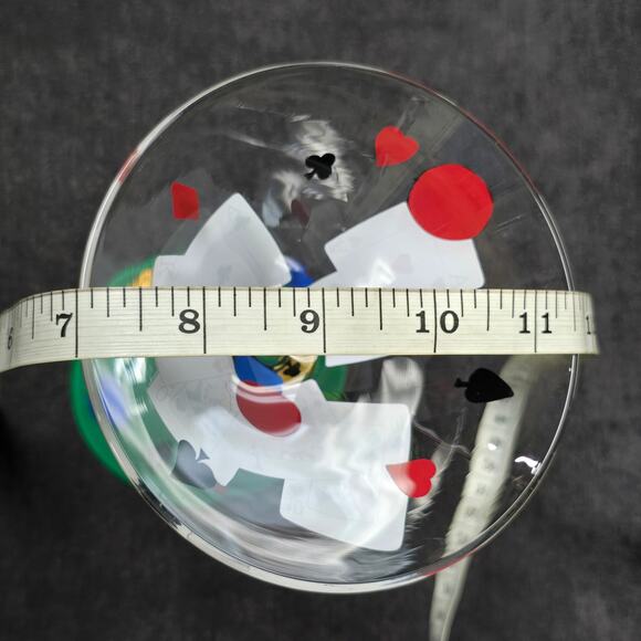 Lolita Love My Martini Pokertini Hand Painted 7oz. Drinking Glass - Picture 8 of 10